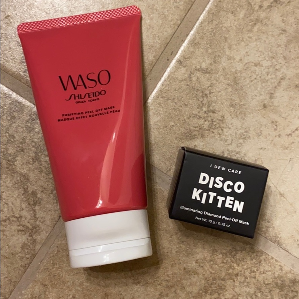 Peel off masks!